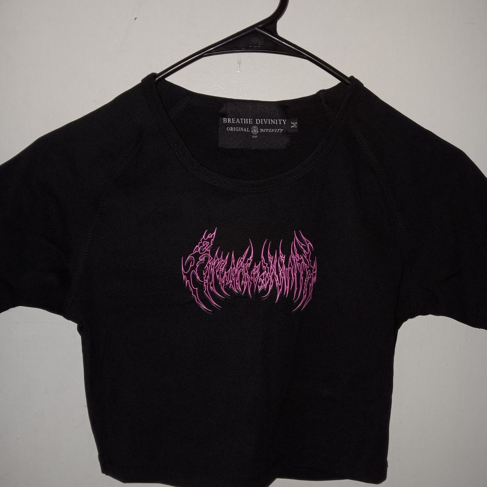 Black and Pink Women's Top